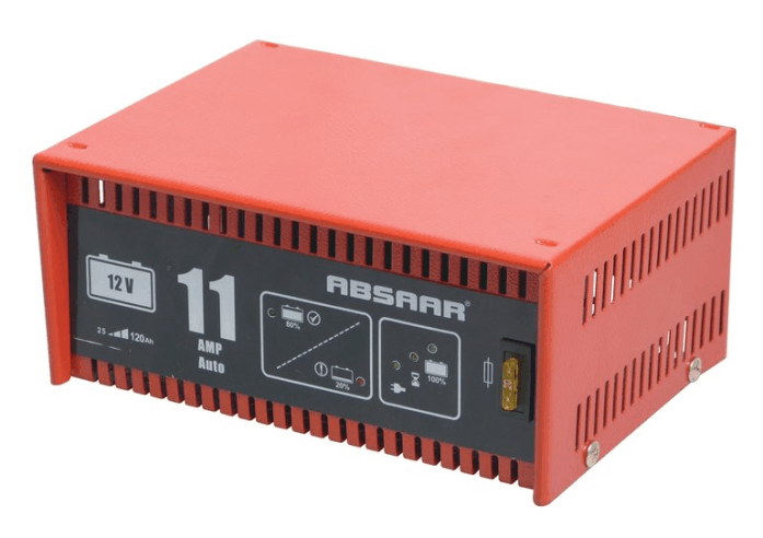 Absaar Batterieladegert 12 V / 11 A mit Metallgehuse